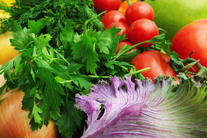 fresh fruits and vegetables