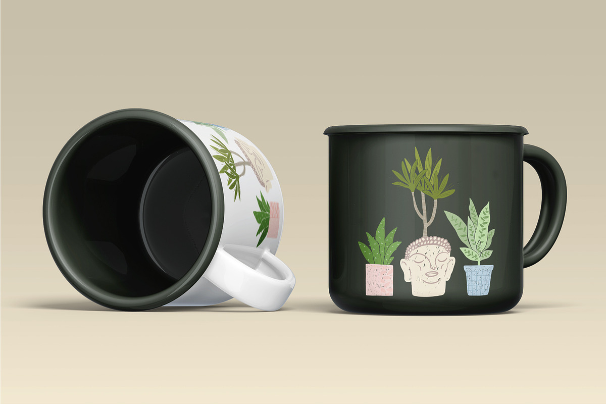 Plants in pots. Vector constructor., an Animal Illustration by anna khramtsova (Photo 10 of 12)