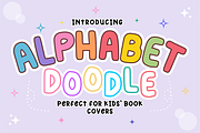 Alphabet Doodle - Kids Display Font, a Handwritten Font by KiddoGlyphs Studio (Thumbnail 1 of 5)