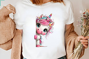 Baby Unicorns Sublimation Clipart Bu, a Work Illustration by CreationArt (Thumbnail 2 of 7)