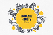 Fruits. Hand drawn collection., a Food Illustration by natadanko (Thumbnail 4 of 4)