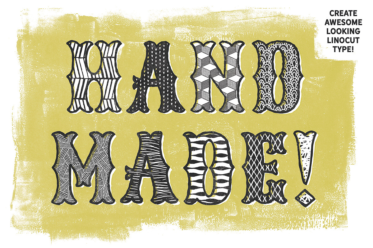 Linocut Lovers Companion - Procreate, a Brush Add-On by The Artifex Forge (Photo 5 of 11)