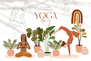 Yoga Day - Graphic Collection, an Illustration by PatrushevaYana (Thumbnail 1 of 7)