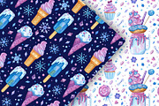 Frozen Sweets Clipart & Patterns, a Decorative Illustration by Valin Malin (Thumbnail 11 of 13)