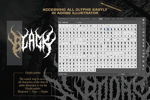 Munderic Godas Death Metal Font