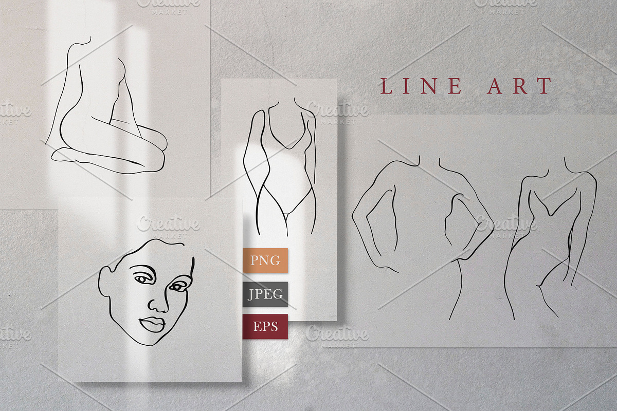 Body Line. Graphic collection, an Object Graphic by PatrushevaYana