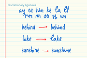 Paper Airplanes Handwritten Font, a Handwritten Font by Kellie Jayne Studio (Thumbnail 4 of 9)