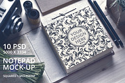 Notepad Mock-Up Bundle, an iPhone Mockup by Bobboz Store (Thumbnail 1 of 3)