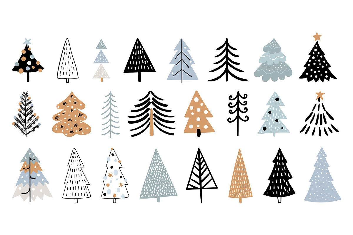 Scandinavian Christmas elements, an Animal Illustration by Letto studio (Photo 8 of 8)
