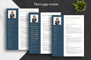 Business Canva Resume Template Pack