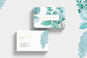 Botanical Garden I Business Card, a Business Card Template by Nordic.Arg (Thumbnail 2 of 2)