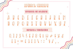 Rainbow Font Display Font