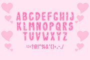 Cute Valentine - Playful Heart Font, a Sans Serif Font by KiddoGlyphs Studio (Thumbnail 5 of 5)