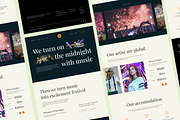 Music Festival Landing Page, a Landing Page Template by SLAB! Design (Thumbnail 5 of 5)