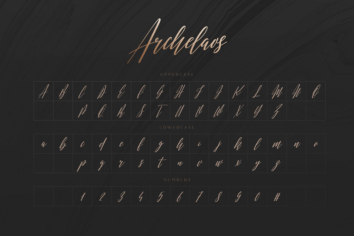 Archelaos - Elegant Script Font preview 5