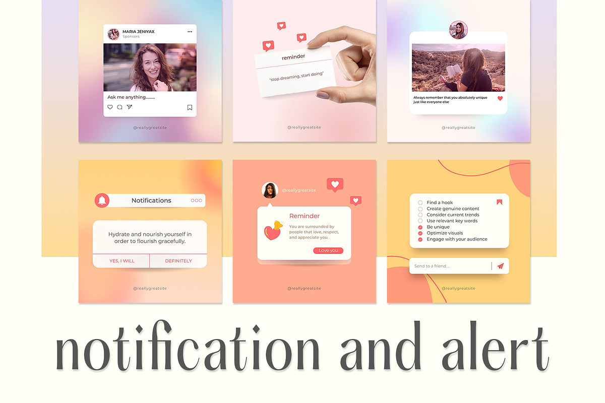 Instagram Template Coaches | CANVA, a Social Media Template by graphypix (Photo 11 of 15)