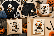 Cute Sport Halloween Clipart Bundle, an Object Graphic by Daisy Design (Thumbnail 4 of 9)