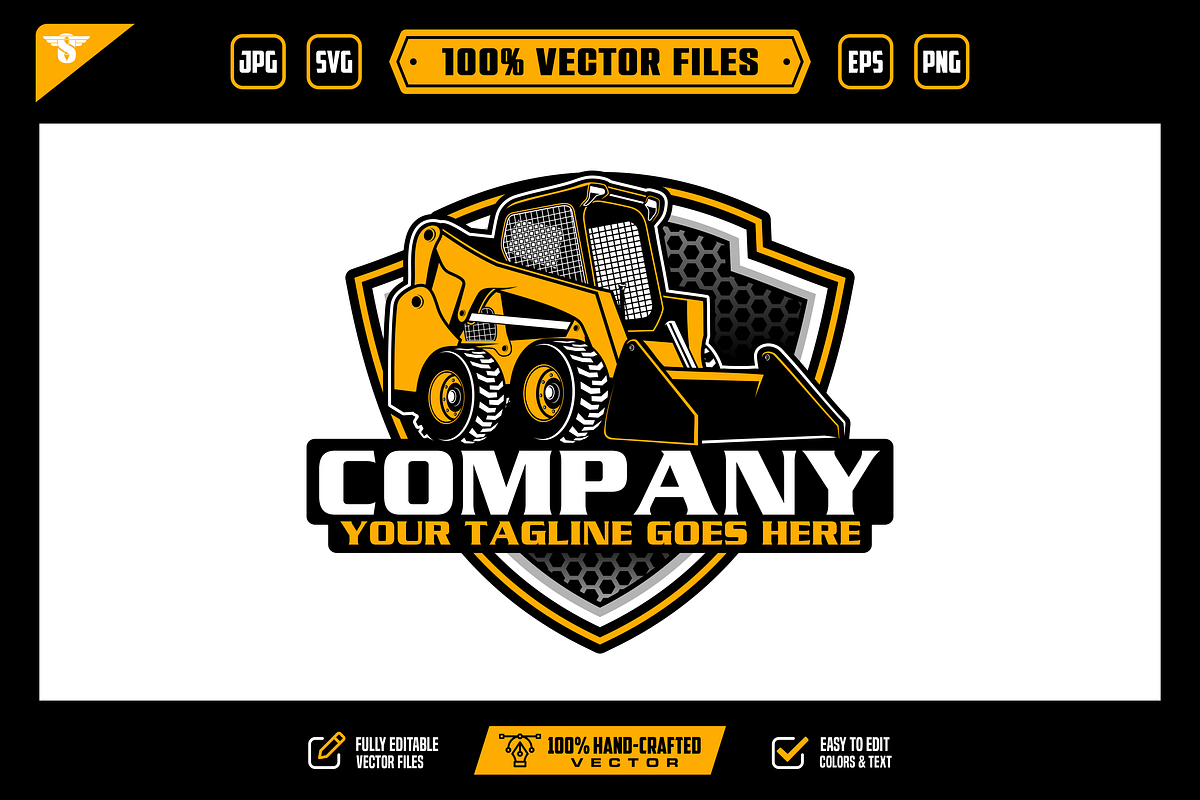 Wheel Loader Logo: Heavy Equipment, a Branding & Logo Template by slLametDesigns (Photo 1 of 6)