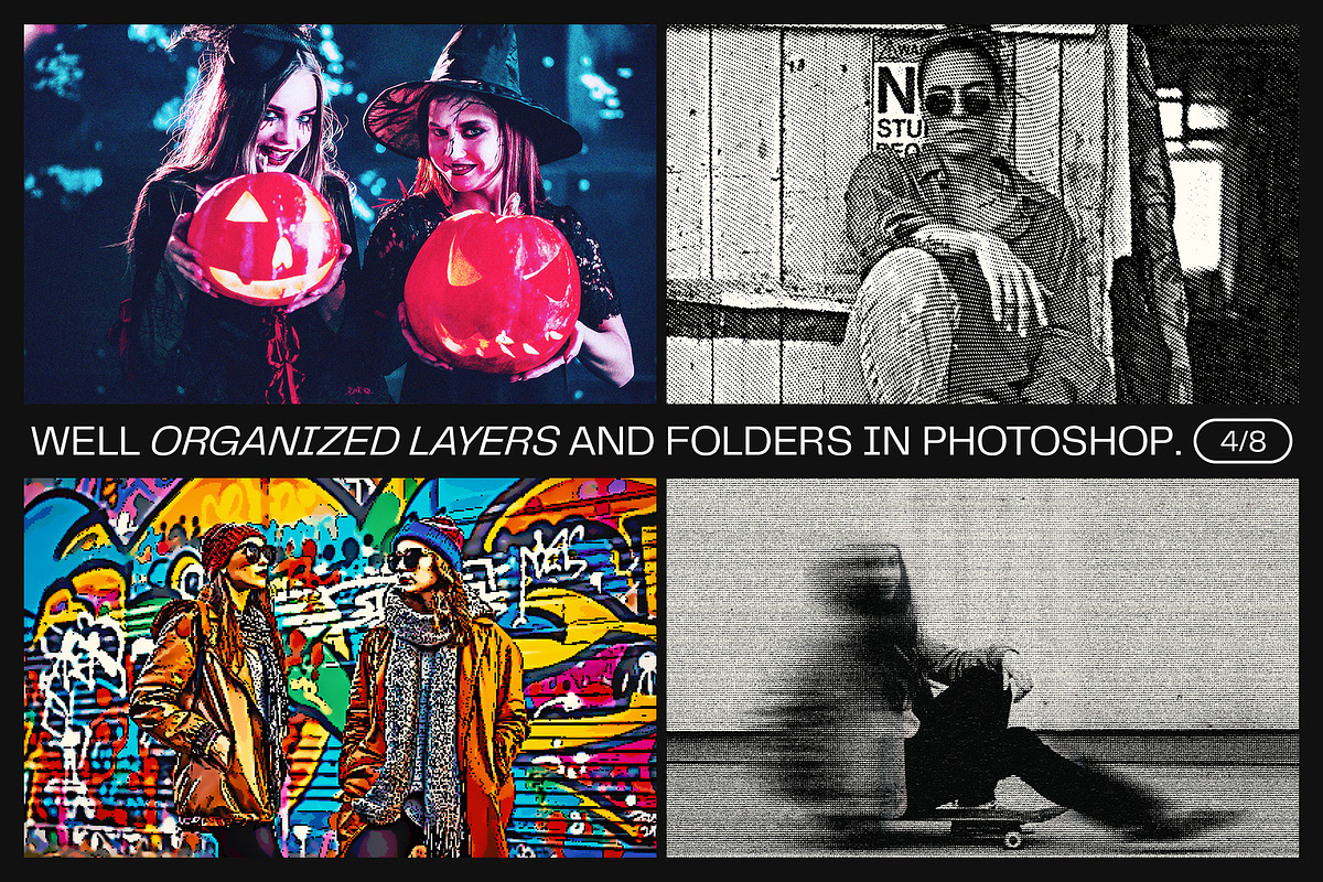 12 Photo Effect Templates, a Layer Style Add-On by iDoodle Studio (Photo 4 of 6)
