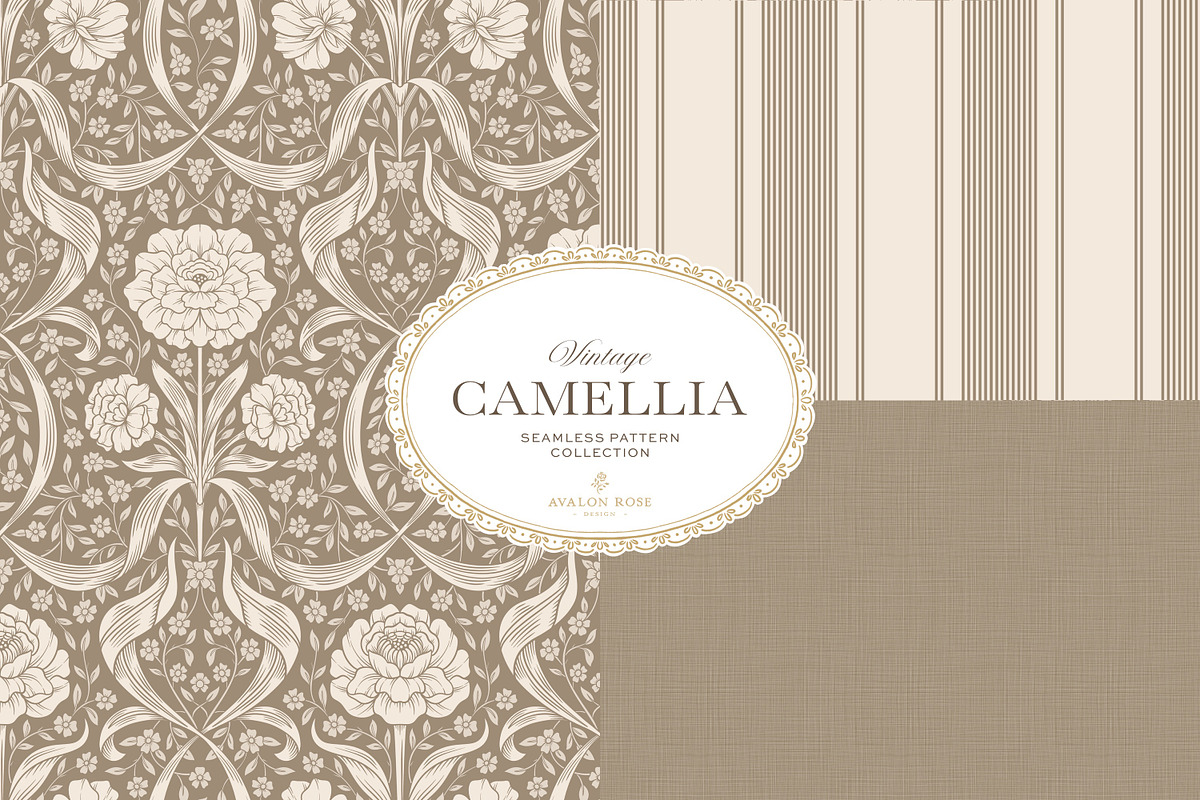 Arts & Crafts Floral Pattern Beige, a Pattern Graphic by Eclectic Anthology (Photo 4 of 10)