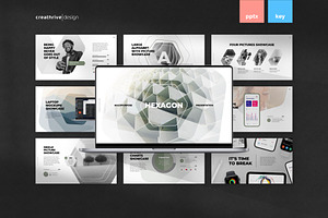 Hexagon Animated Presentation, a Presentation Template by Creathrive Design