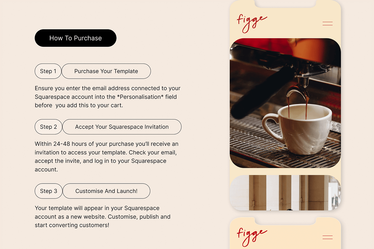Cafe & Coffee Brand Website Template preview 5