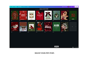YULETIDE Christmas Canva Template, a Templates & Theme by BYOTstudios (Thumbnail 4 of 11)