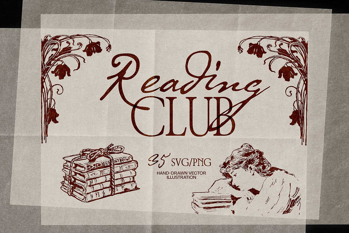 Reading Club Illustrations, an Education Illustration by TheMountBirdStudio (Photo 1 of 15)
