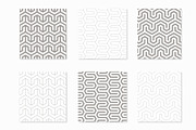 24 Geometric Monochrome Patterns, a Pattern Graphic by Curly_Pat (Thumbnail 4 of 7)