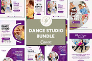 Dance Studio Social Media Bundle, a Social Media Template by Branding by Kellsey (Thumbnail 1 of 6)