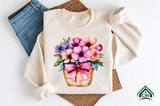 Watercolor Mother's Day Flower PNG, an Illustration by Craft Nest (Thumbnail 8 of 10)