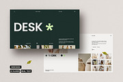 DESK | Portfolio, a Presentation Template by S A N D Y (Thumbnail 1 of 12)