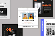 Newsroom Social Media Pack, a Social Media Template by Vynetta (Thumbnail 2 of 11)