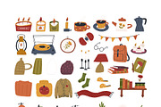 Four seasons BUNDLE - vector clipart, an Illustration by Valerie (Thumbnail 10 of 17)