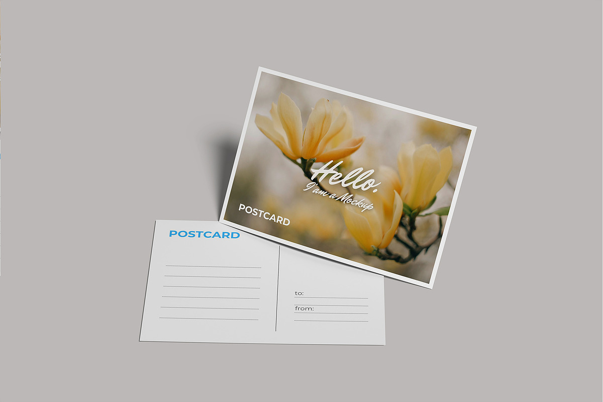 Postcard Mockup, an Advertising Mockup by lamorastudio (Photo 7 of 10)