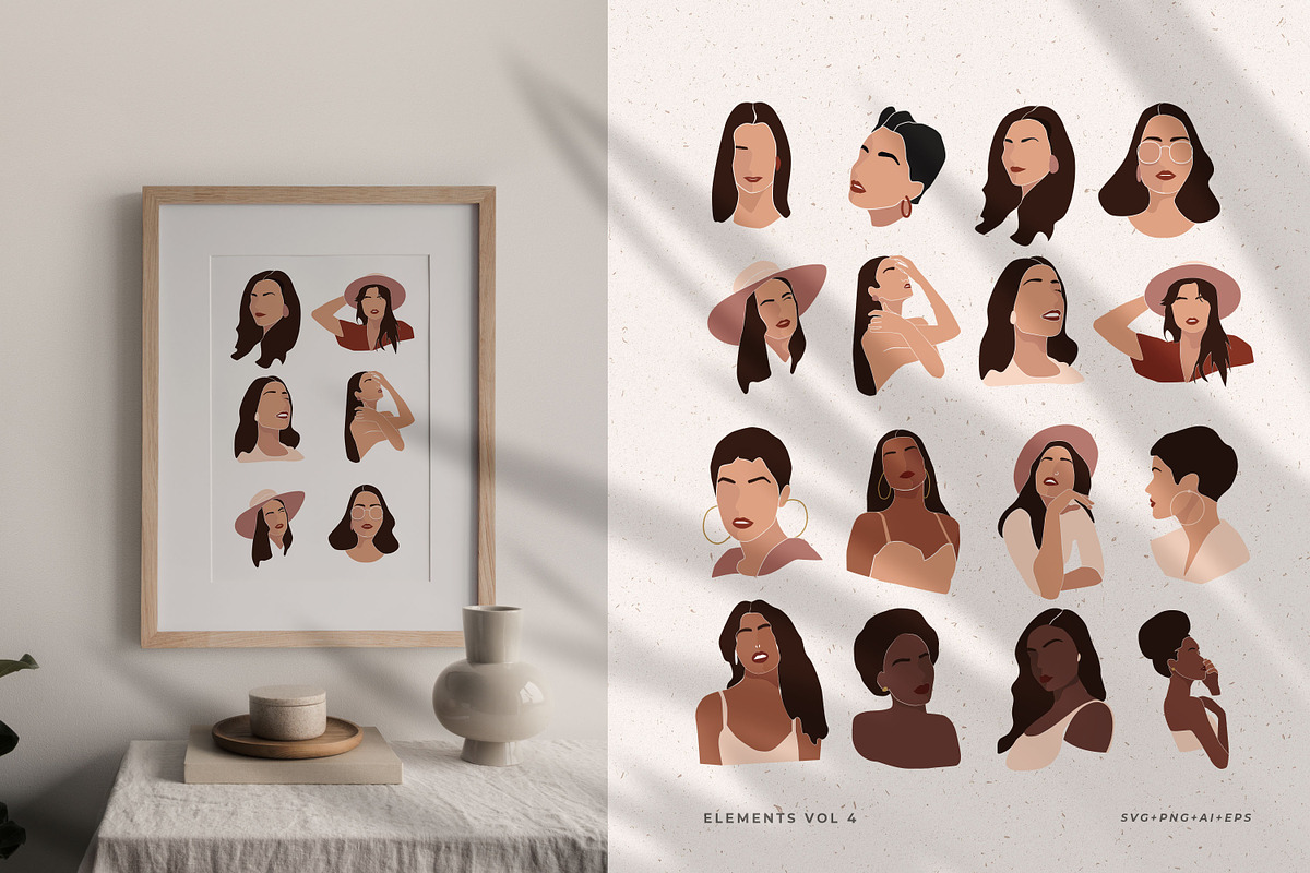 Abstract Modern Illustration Bundle, a Graphic by AndrewPixel (Photo 4 of 8)