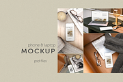 Smartphone and Laptop Mockup, an iPhone Mockup by DamriNa art (Thumbnail 1 of 8)