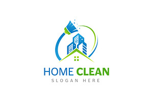 House Cleaning Service Business Logo