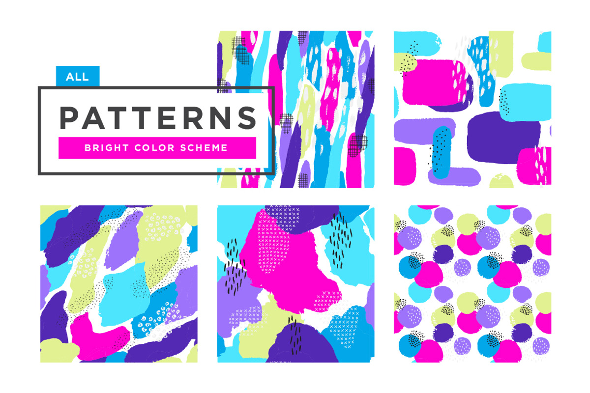 Abstract Seamless Patterns, a Pattern Graphic by Anugraha Design (Photo 5 of 7)