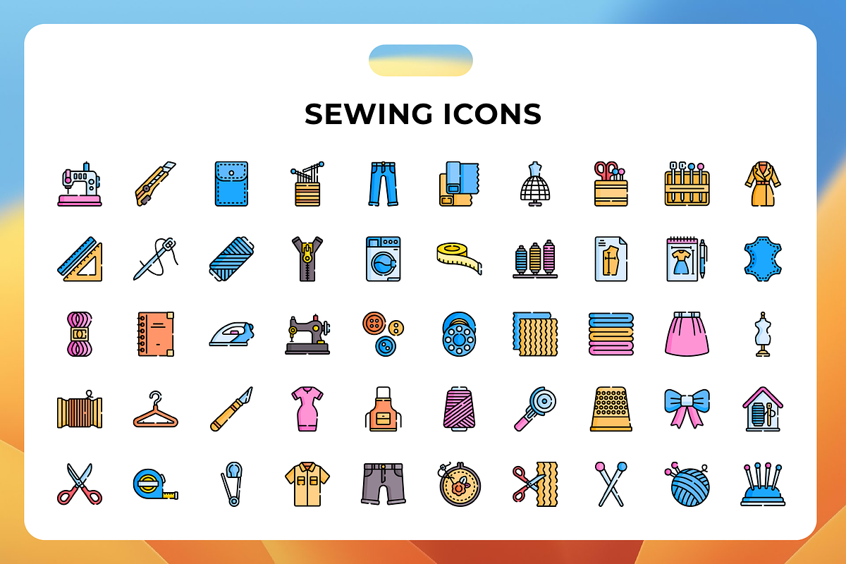 Sewing Icons, an Icon by Wencory