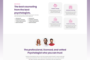 Wix Website Theme For Mental Health