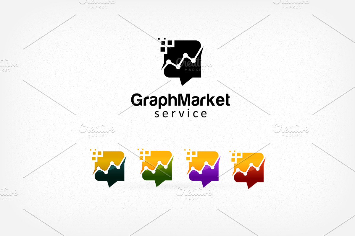 Marketing Graph Logo, a Branding & Logo Template by NasirGrfx