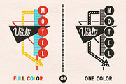 Vintage Motel Sign Set, a Graphic by Mutant Lagoon (Thumbnail 3 of 5)