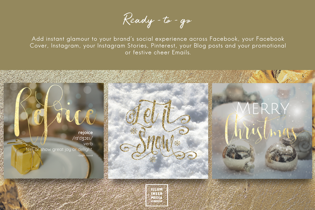 HUGE SPARKLY CHRISTMAS MEDIA SET, a Background Graphic by Illumineer Media & Design (Photo 10 of 14)