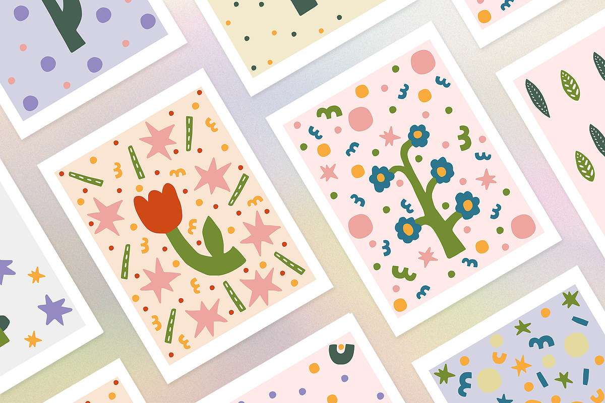 Spring Flowers Vector Collection, an Illustration by viktoriiavk (Photo 3 of 10)