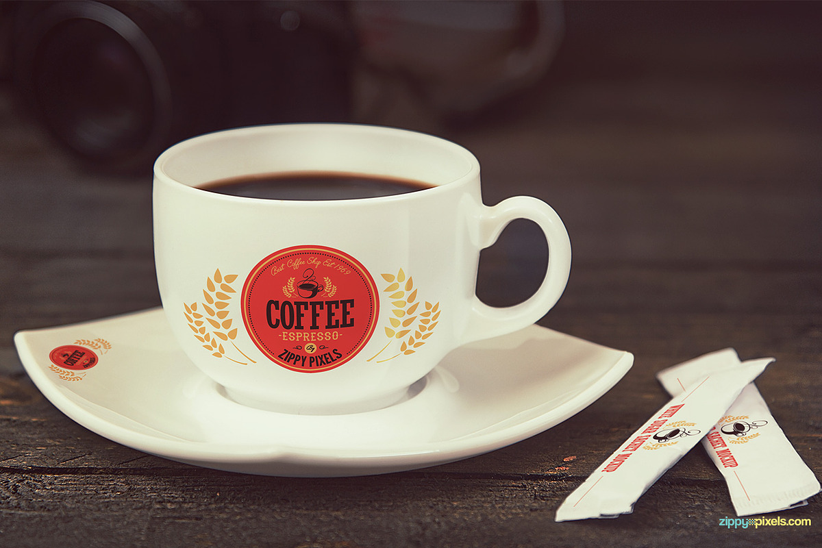 Coffee Branding & Packaging Mockups, a Cups & Container Mockup by ZippyPixels (Photo 3 of 14)