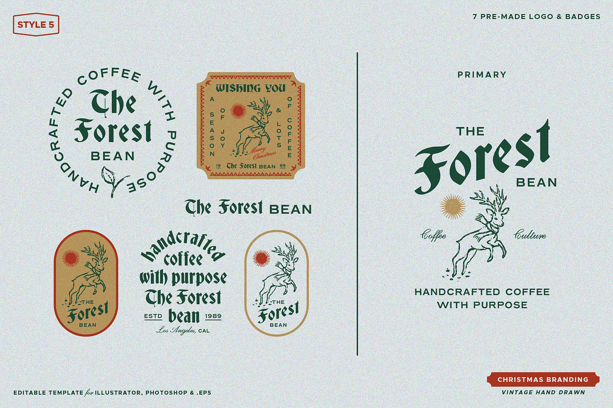 Christmas Branding, a Branding & Logo Template by Refolve Design (Photo 5 of 26)