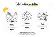 Hand Drawn Nature Landscape Icons, an Outline Icon by Brickclay (Thumbnail 5 of 7)