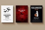 Halloween Party Invitation Card, an Invitation Template by DesignGenix (Thumbnail 5 of 6)