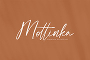 Mottinka Signature Script Font, a Script Font by NTC Graphic (Thumbnail 1 of 9)